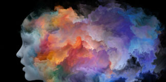 What Are We Overlooking? Reviewing Current and Alternative Treatments for Psychosis Illustration of colored splotches emerging from the back of a head