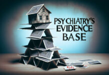 Desperate Measures: Ghaemi’s Response to Our Review of Lithium and Suicide Prevention house of cards is tumbling down with title: Psychiatry's Evidence Base
