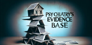 Desperate Measures: Ghaemi’s Response to Our Review of Lithium and Suicide Prevention house of cards is tumbling down with title: Psychiatry's Evidence Base