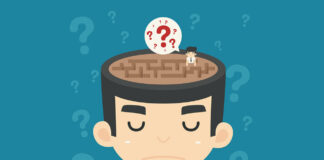The Emperor’s New Clothes? The Psychiatrist as Expert in a Post-Modern World Vector illustration of a man with a maze for a head with someone confused inside it
