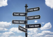 De-Meaning Psychotherapy: The New Psychiatric Critic Signpost showing many different directions
