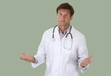 doctor shrugs in confusion