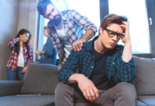 Anti-inflammatory Drugs Fail for Depression Young man supporting his friend in depression