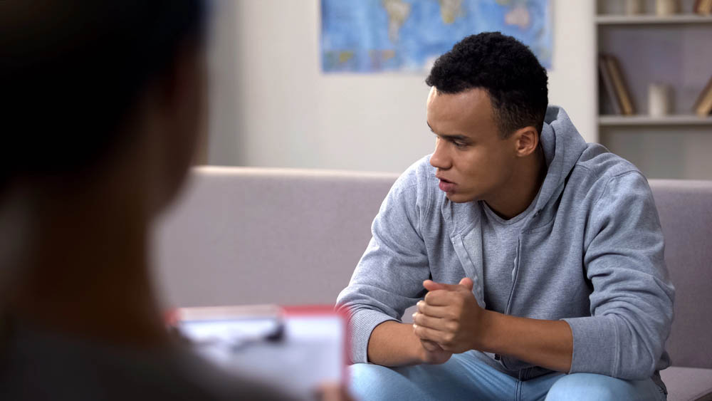 A man in therapy