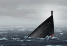 Rearranging Deck Chairs While the Titanic Goes Down—The American Society of Clinical Psychopharmacology Issues Deprescribing Recommendations A man standing proudly on a sinking ship