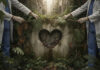 What’s Been Lost in Medicine Is Shameful in Psychiatry: Reflections on Bernard Lown Two doctors pull away the leaves from a ruined wall that shows a heart shaped cavity