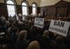 To the Few Psychiatrists Who Still Believe in ECT: See You in Court Courtroom scene with protesters