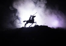 From Helplessness to Power: Collective Phantasy and Politics in Contemporary Iran Miniature dramatic photo of a soldier with a sword on a horse